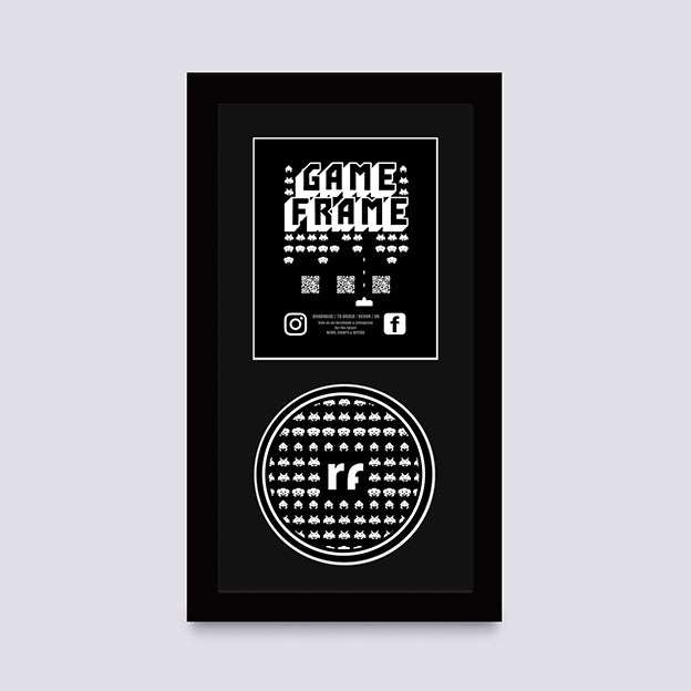 Black XBOX Game Frame