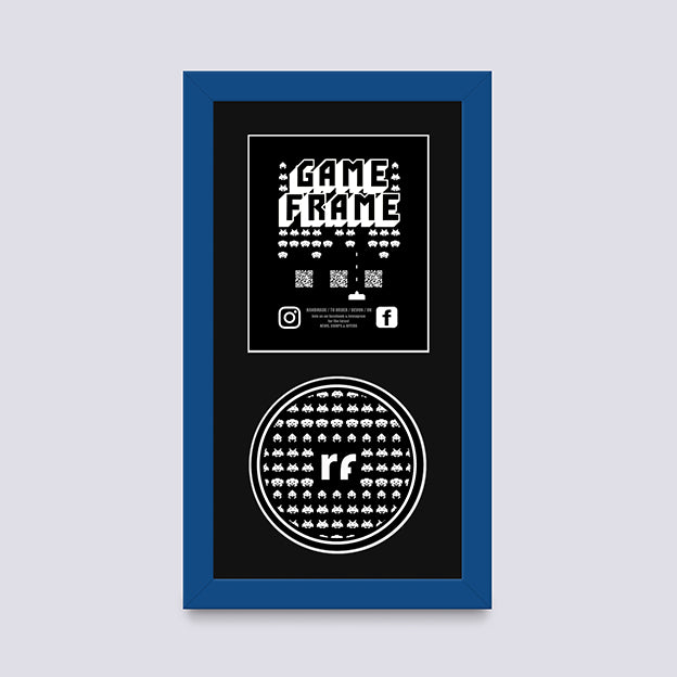 Dark Blue XBOX Game Frame
