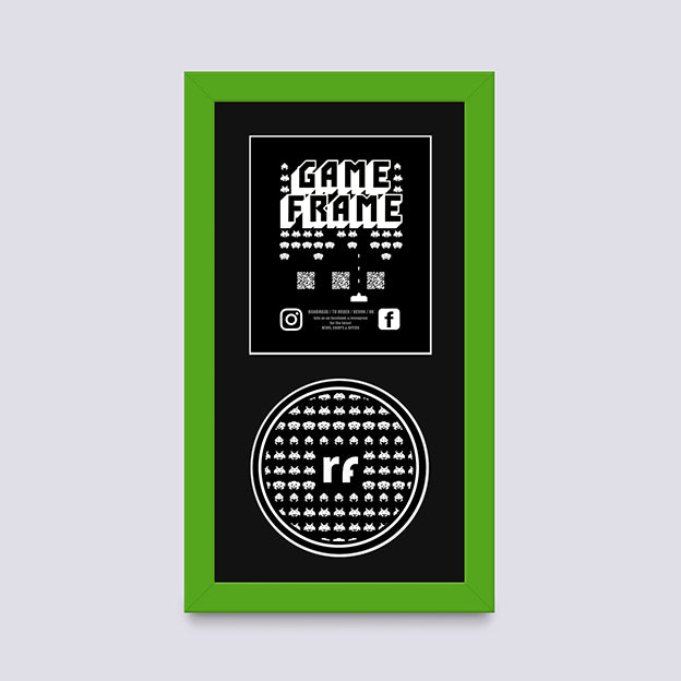 Green XBOX Game Frame