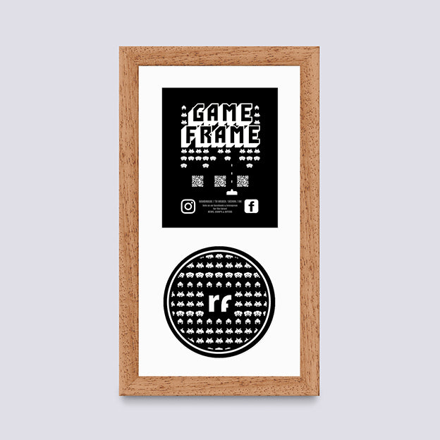 Wood - Oak (Wood Grain) XBOX Game Frame