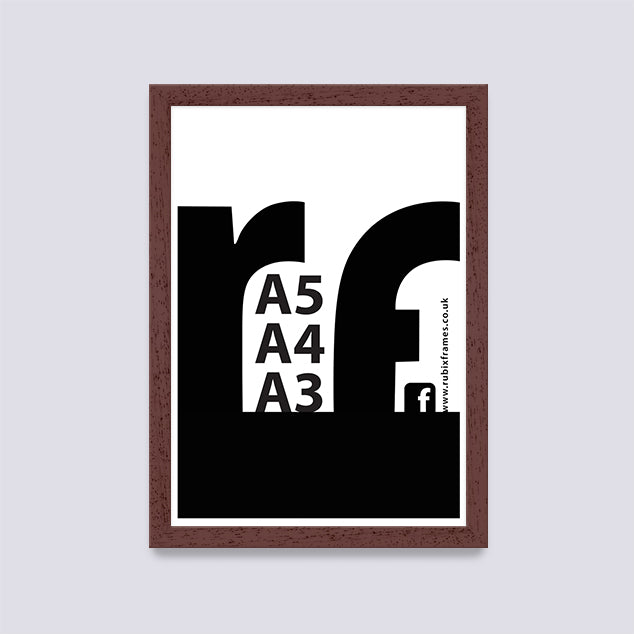 Wood Walnut Finish A3 A4 A5 Frame