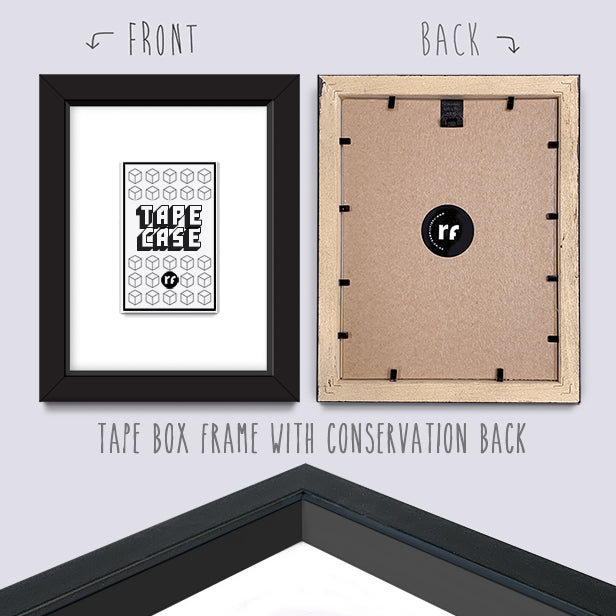 Black TAPE CASE FRAME