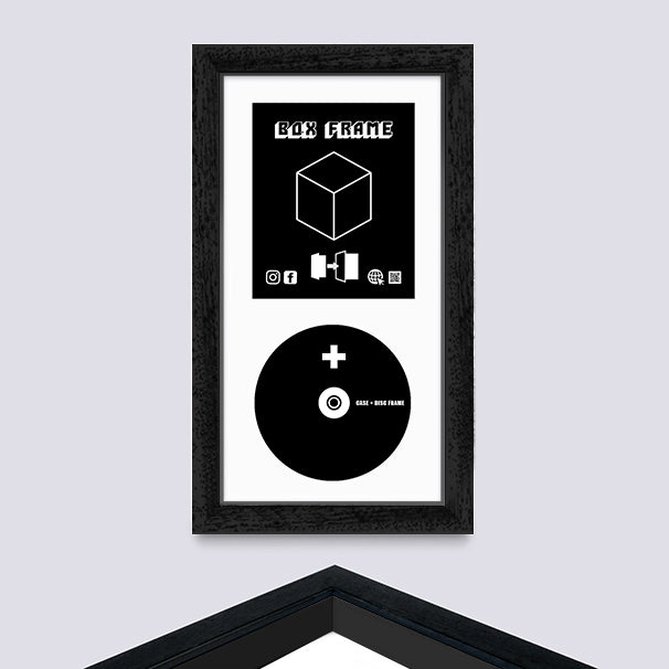 Black (Wood Grain) BLU-RAY CASE FRAME