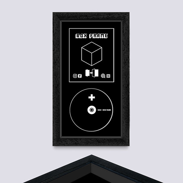 Black (Wood Grain) BLU-RAY CASE FRAME