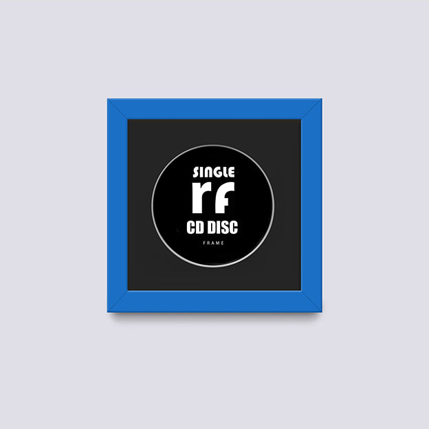 Medium Blue CD Single 'Cover or Disc' Frame