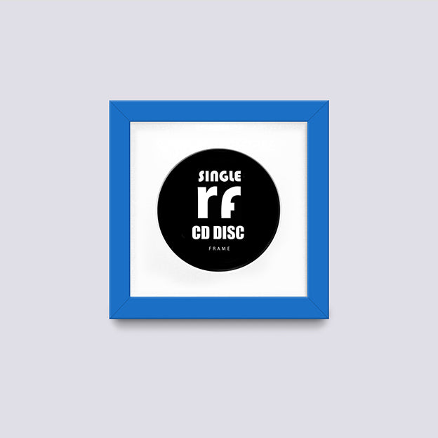Medium Blue CD Single 'Cover or Disc' Frame