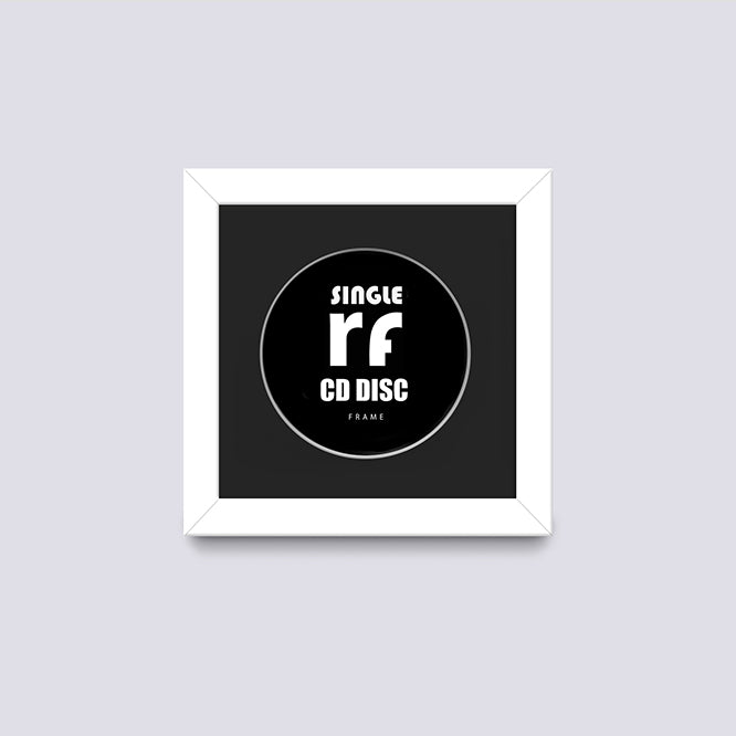 White CD Single 'Cover or Disc' Frame