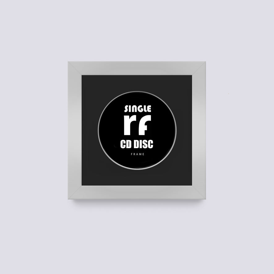 Silver CD Single 'Cover or Disc' Frame