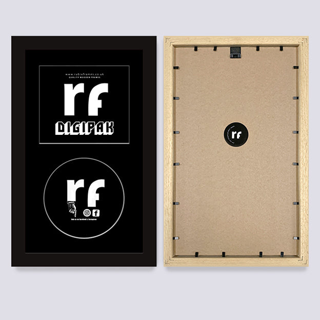 Black CD Cardboard Case 'Digipak' Frame