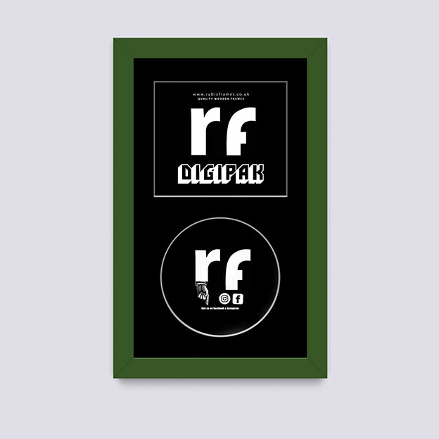 Green - Dark CD Cardboard Case 'Digipak' Frame