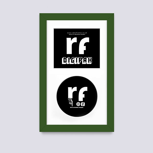 Green - Dark CD Cardboard Case 'Digipak' Frame