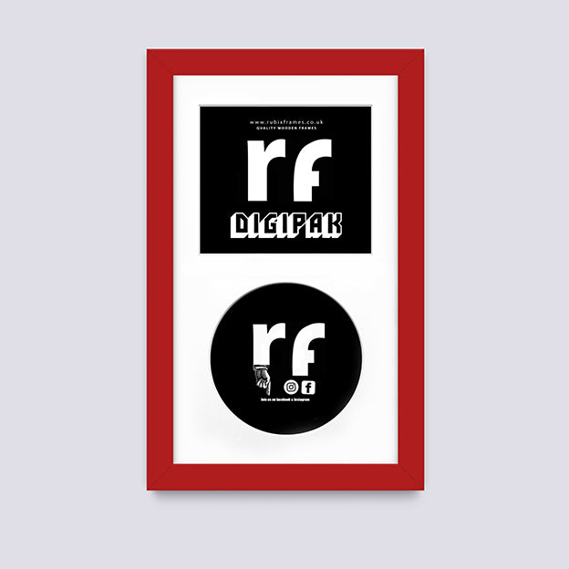 Red - Dark CD Cardboard Case 'Digipak' Frame