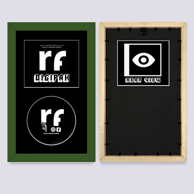 Green - Dark CD Cardboard Case 'Digipak' Frame