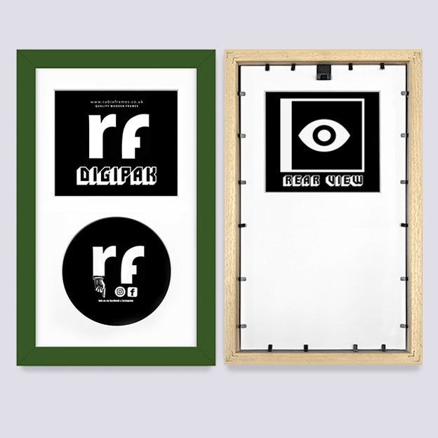 Green - Dark CD Cardboard Case 'Digipak' Frame