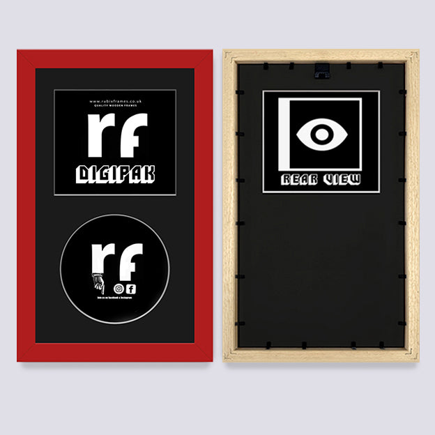 Red - Dark CD Cardboard Case 'Digipak' Frame