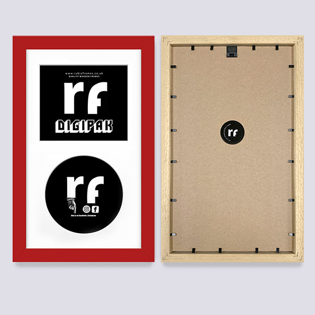 Red - Dark CD Cardboard Case 'Digipak' Frame