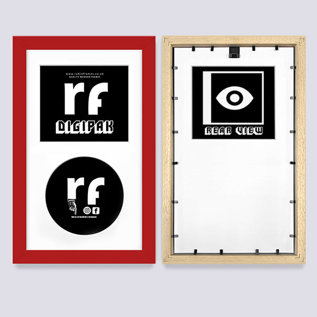 Red - Dark CD Cardboard Case 'Digipak' Frame