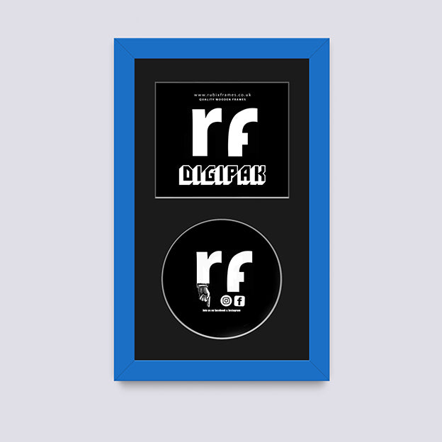 Blue - Medium CD Cardboard Case 'Digipak' Frame