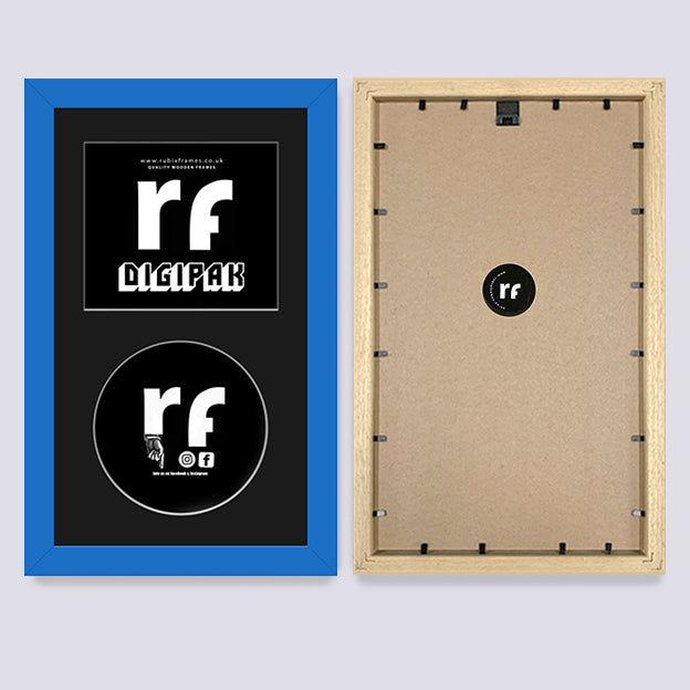 Blue - Medium CD Cardboard Case 'Digipak' Frame