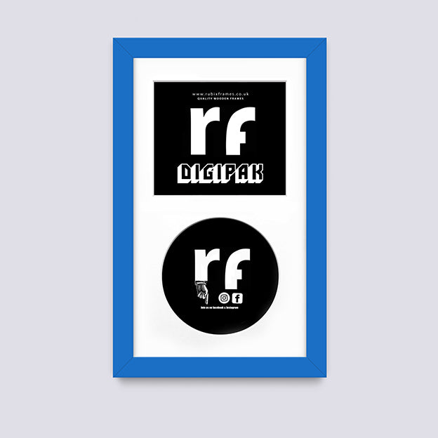 Blue - Medium CD Cardboard Case 'Digipak' Frame