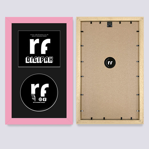 Pink CD Cardboard Case 'Digipak' Frame