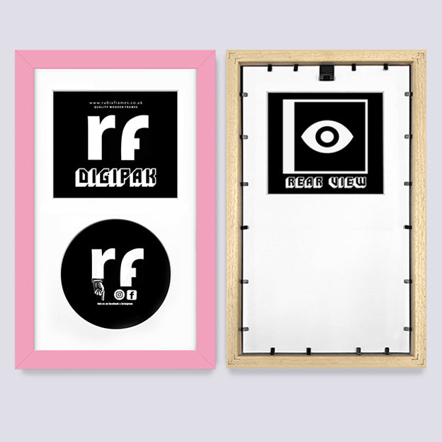 Pink CD Cardboard Case 'Digipak' Frame