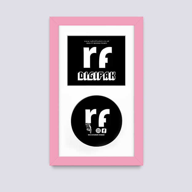 Pink CD Cardboard Case 'Digipak' Frame