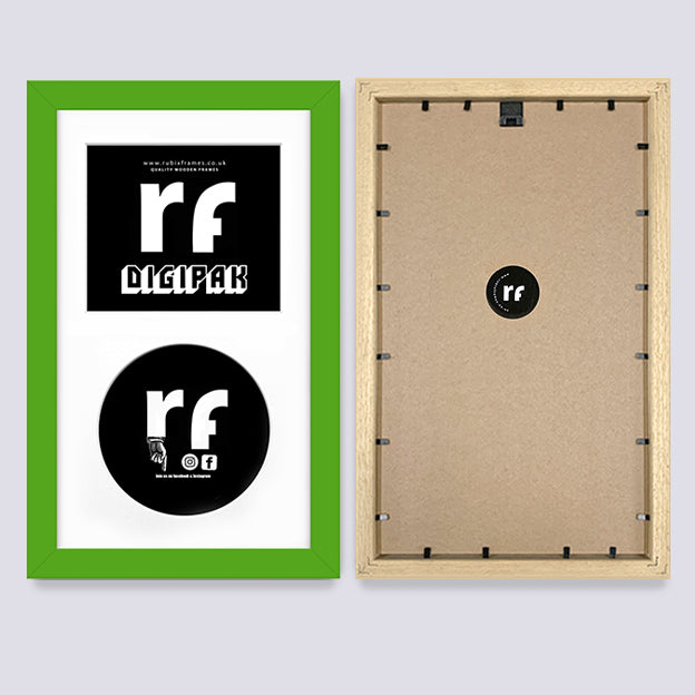 Green CD Cardboard Case 'Digipak' Frame