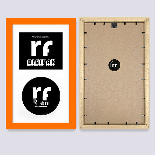 Orange CD Cardboard Case 'Digipak' Frame