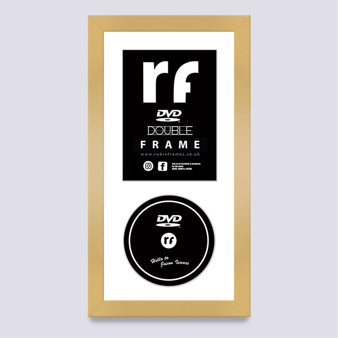Gold DVD Single or Double Frame