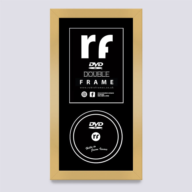 Gold DVD Single or Double Frame