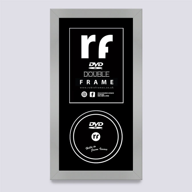 Silver DVD Single or Double Frame