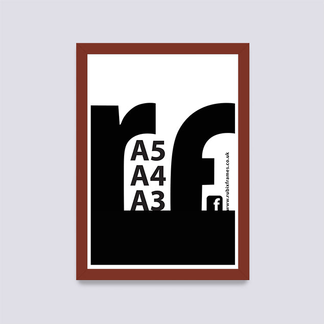 Dark Red A3 A4 A5 Frame