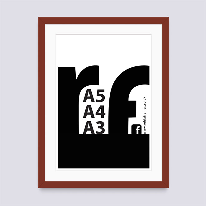 Dark Red A3 A4 A5 Frame
