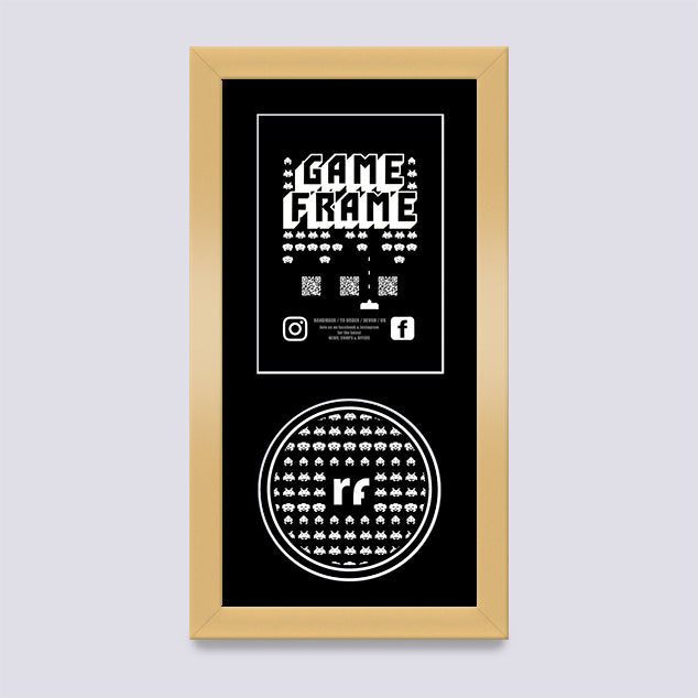 Gold XBOX Game Frame