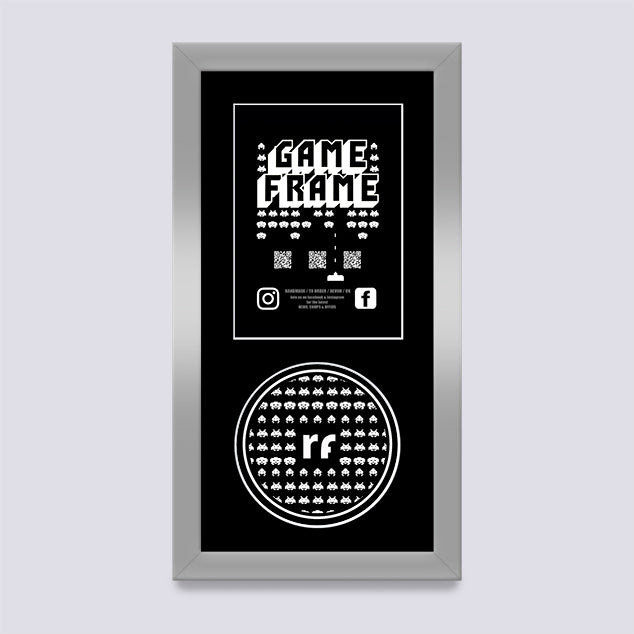 Silver NINTENDO Game Frame