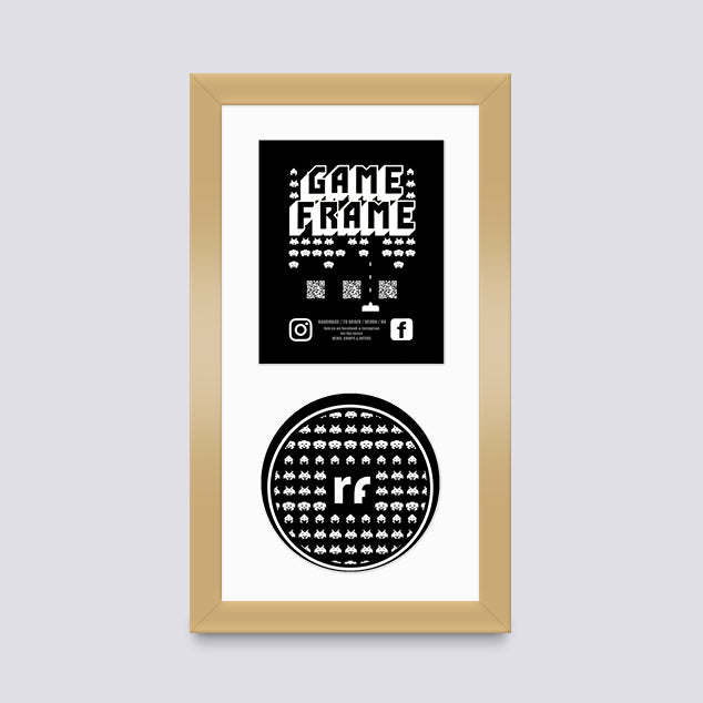 Gold XBOX Game Frame