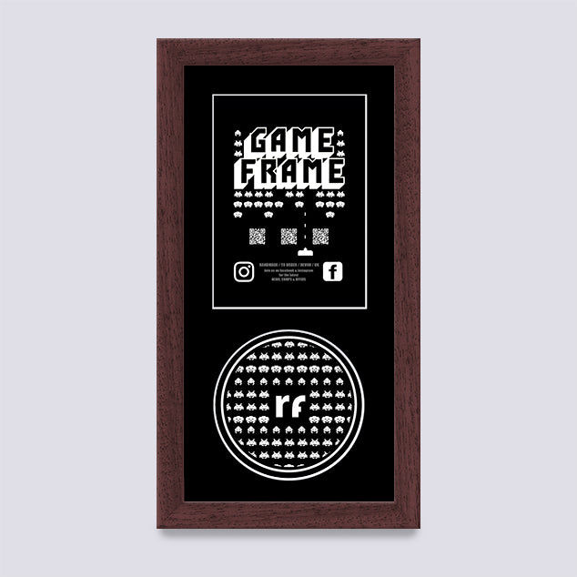 Wood Walnut Finish PLAYSTATION Frame