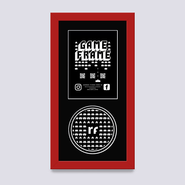 Red - Dark XBOX Game Frame