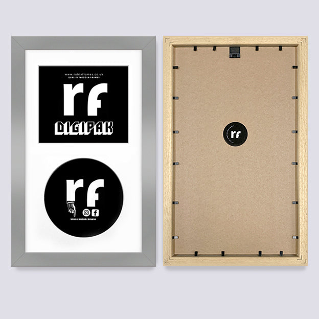Silver CD Cardboard Case 'Digipak' Frame