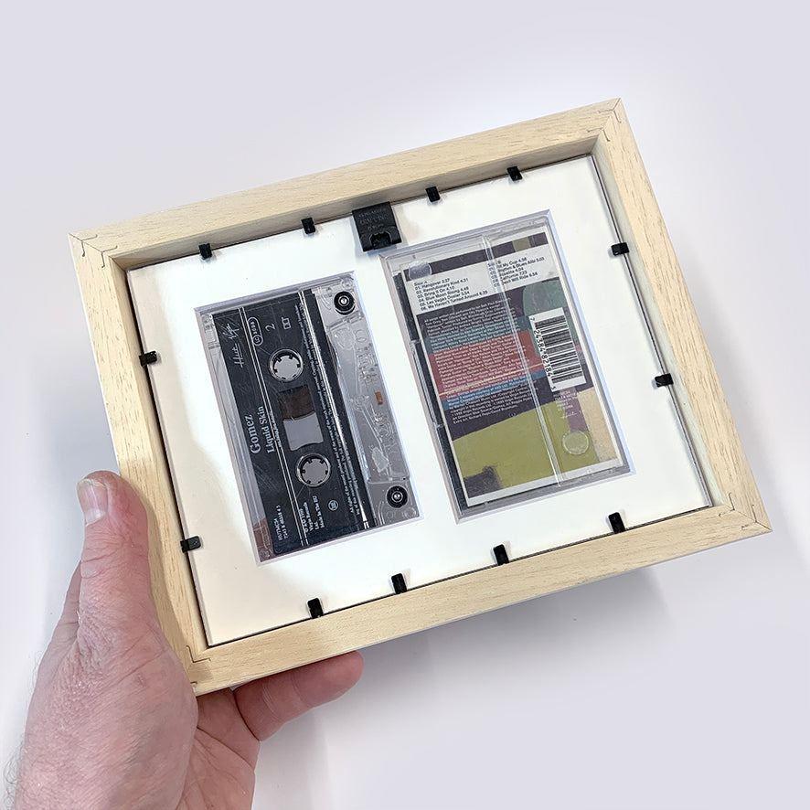 White TAPE AND CASE FRAME
