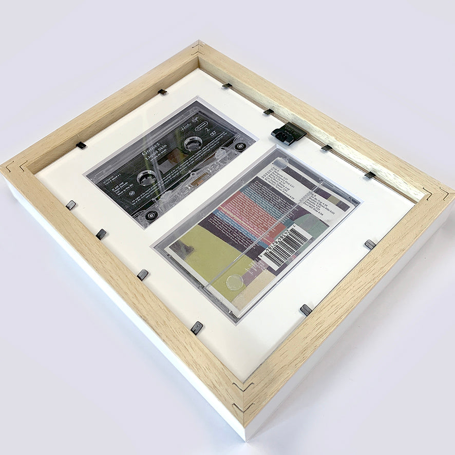 White TAPE AND CASE FRAME