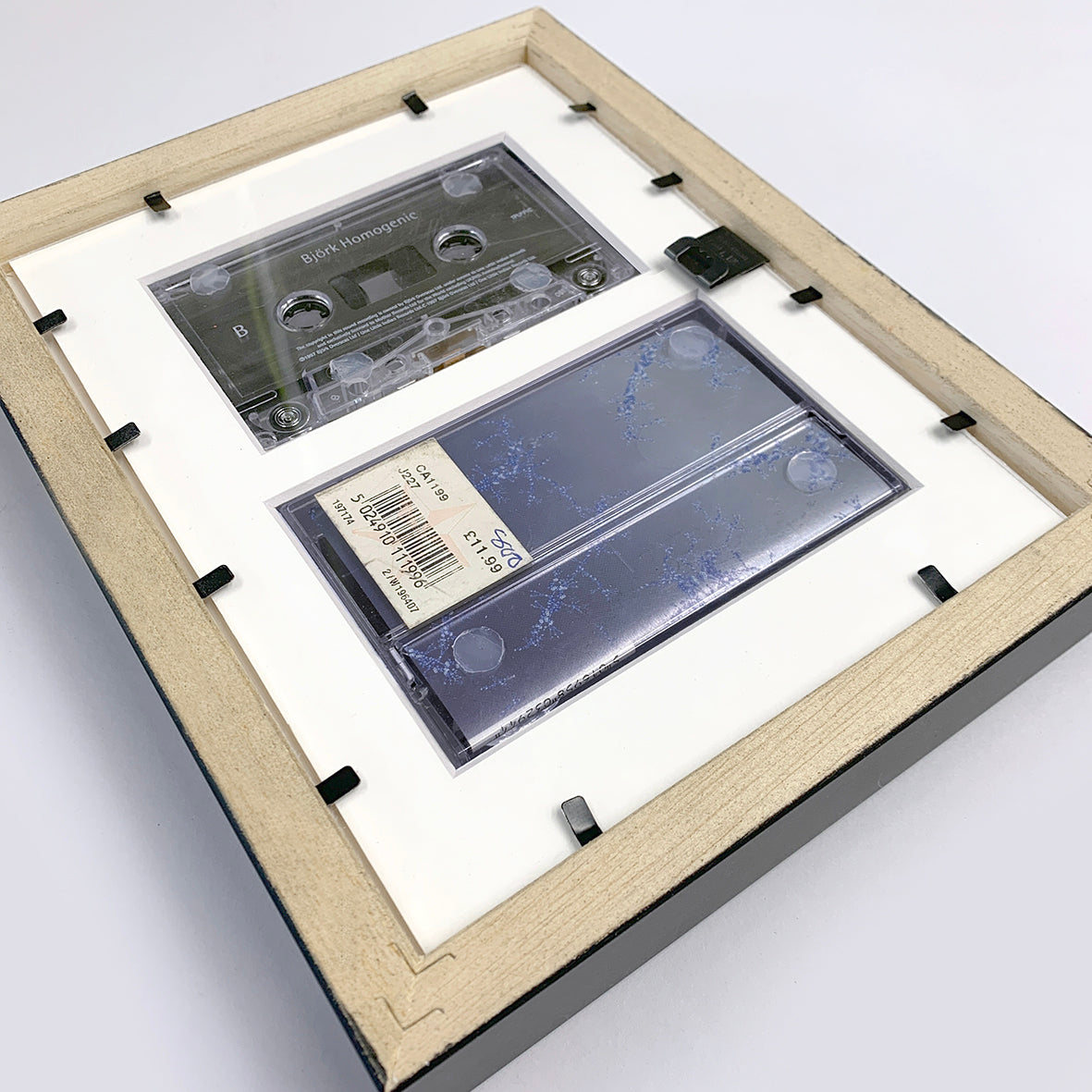 White TAPE AND CASE FRAME