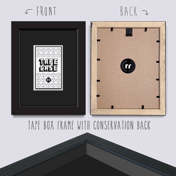 Black TAPE CASE FRAME