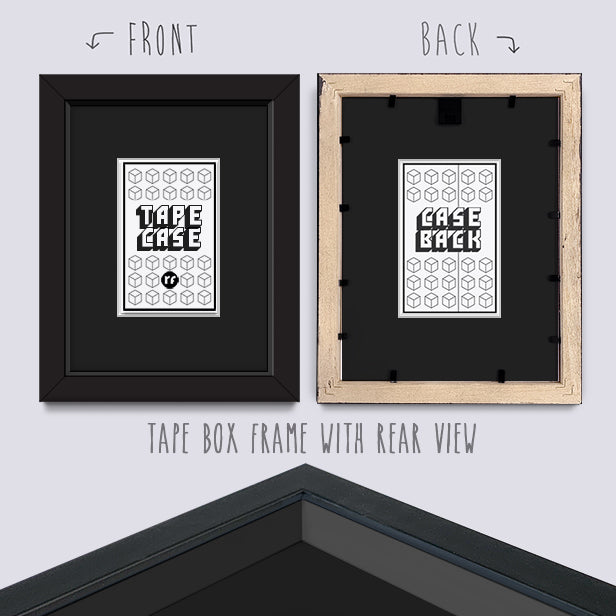 Black TAPE CASE FRAME