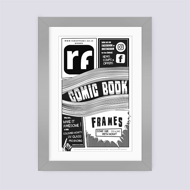 Silver Comic Book Frame