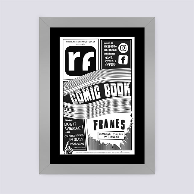 Silver Comic Book Frame