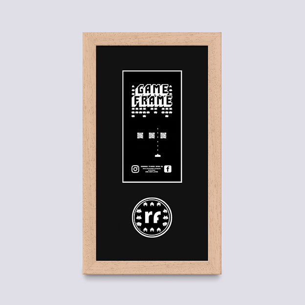 Wood Natural Finish PLAYSTATION Frame