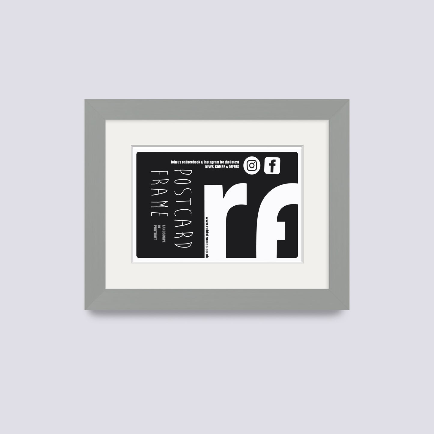 Silver Postcard Picture Frames