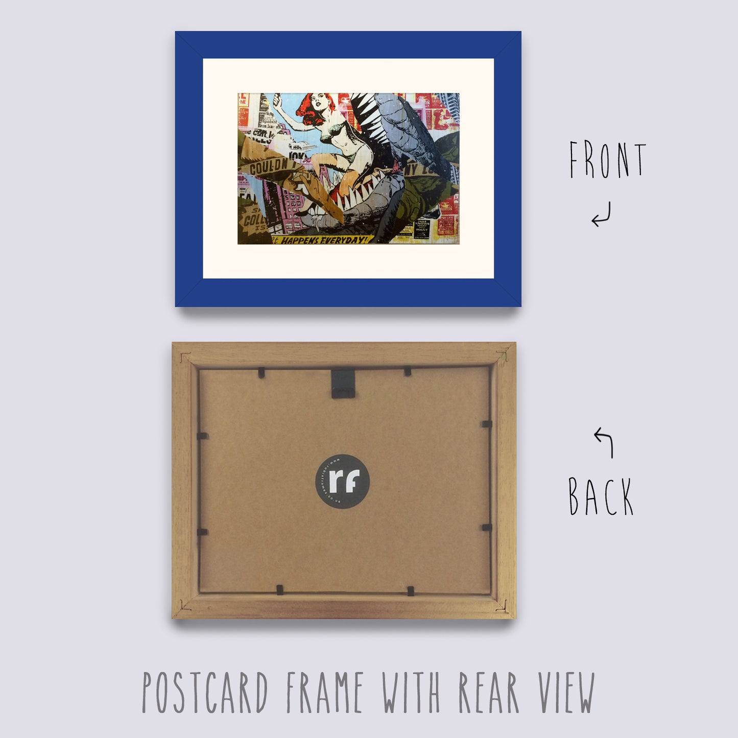 Blue - Medium Postcard Picture Frame